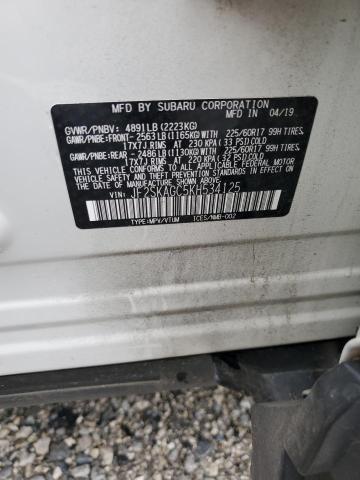 2019 SUBARU FORESTER P JF2SKAGC5KH534125