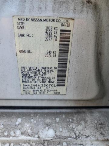 2018 NISSAN ALTIMA 2.5 - 1N4AL3AP8JC250701