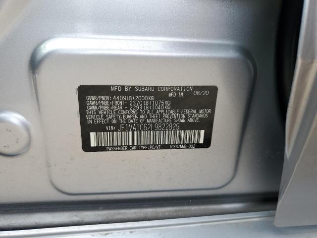 2020 SUBARU WRX PREMIUM JF1VA1C62L9822829