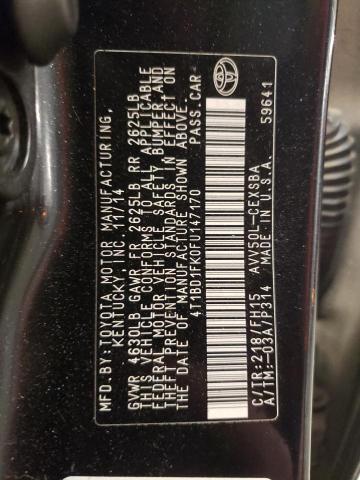2015 TOYOTA CAMRY HYBR - 4T1BD1FK0FU147170