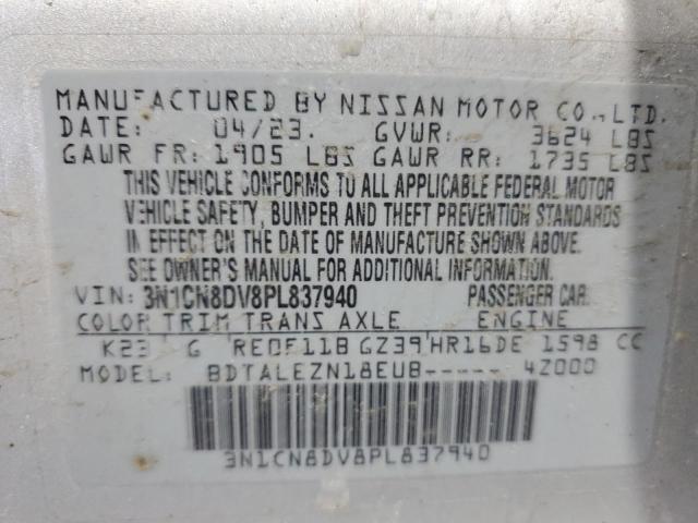 2023 NISSAN VERSA S - 3N1CN8DV8PL837940