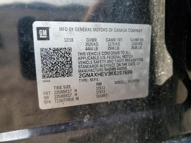 2019 CHEVROLET EQUINOX LS - 2GNAXHEV3K6197699