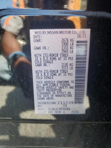 2024 NISSAN PATHFINDER - 5N1DR3CC6RC211239