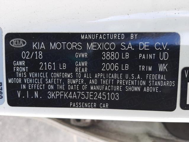 2018 KIA FORTE LX - 3KPFK4A75JE245103