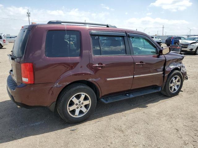 HONDA PILOT TOUR 2011 burgundy  gas 5FNYF4H92BB092695 photo #4