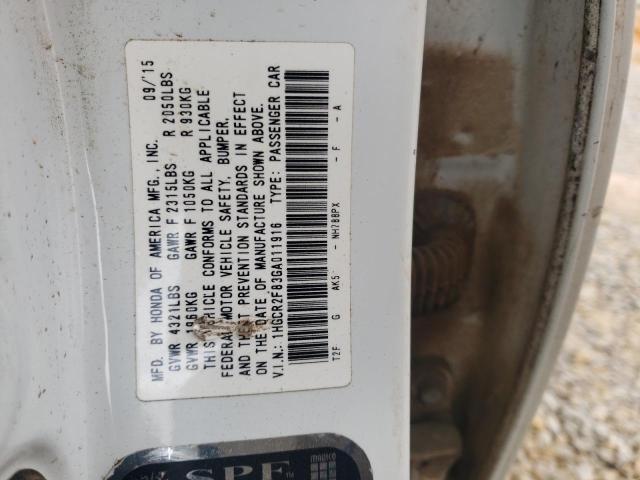 2016 HONDA ACCORD EXL - 1HGCR2F83GA011916