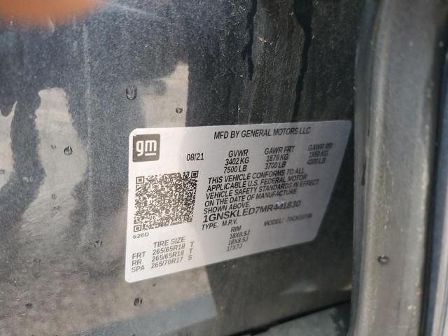 2021 CHEVROLET TAHOE K150 - 1GNSKLED7MR441830