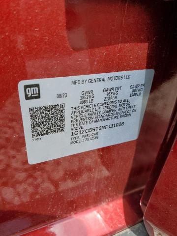 2024 CHEVROLET MALIBU RS - 1G1ZG5ST2RF111028