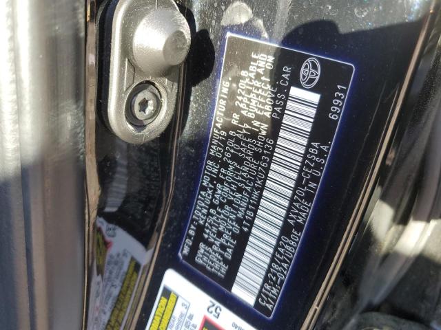 2019 TOYOTA CAMRY L - 4T1B11HK1KU763136