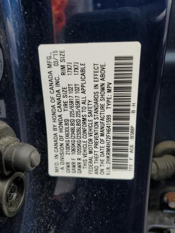 2015 HONDA CR-V EXL 2HKRM4H72FH641599