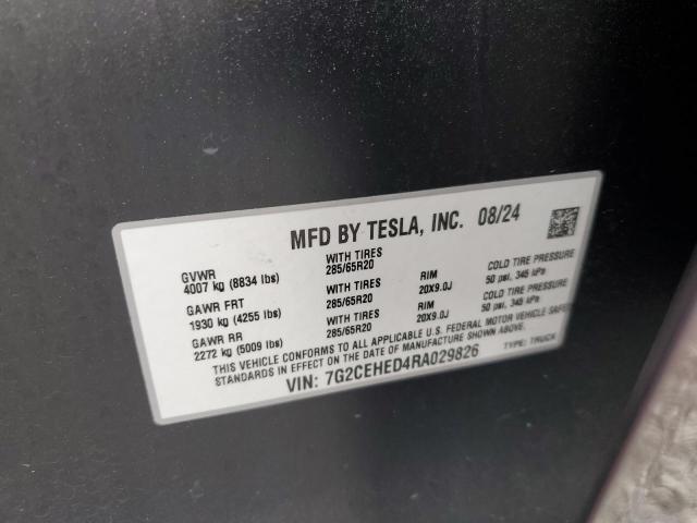 2024 TESLA CYBERTRUCK 7G2CEHED4RA029826