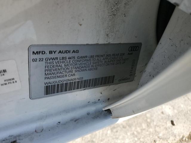 2022 AUDI A3 PREMIUM - WAUGUDGY0NA057433