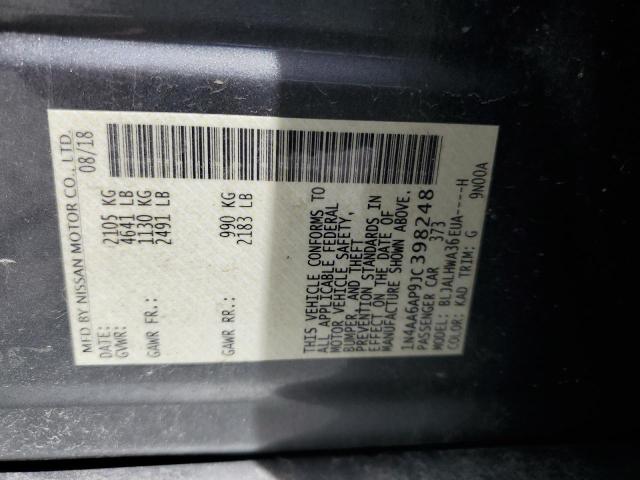 2018 NISSAN MAXIMA 3.5 1N4AA6AP9JC398248