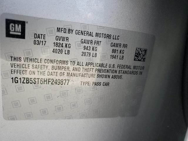 2017 CHEVROLET MALIBU LS - 1G1ZB5ST6HF249877