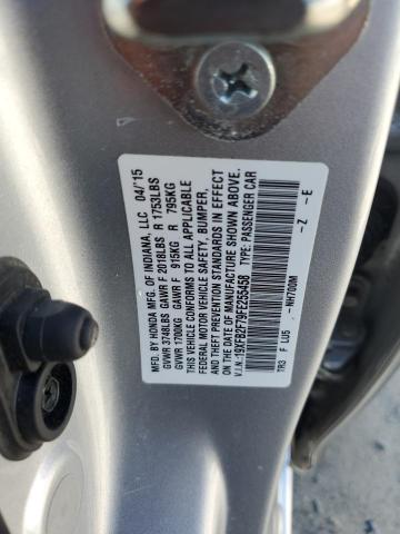 2015 HONDA CIVIC SE 19XFB2F79FE255458