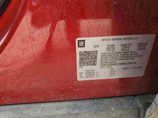 2021 GMC YUKON XL K 1GKS2HKD7MR175076