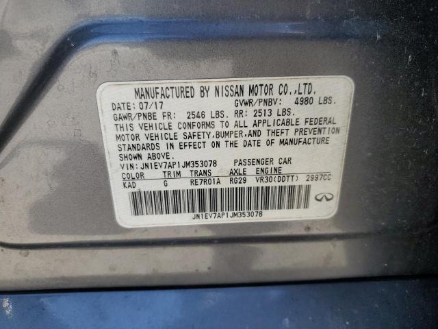 2018 INFINITI Q50 LUXE - JN1EV7AP1JM353078