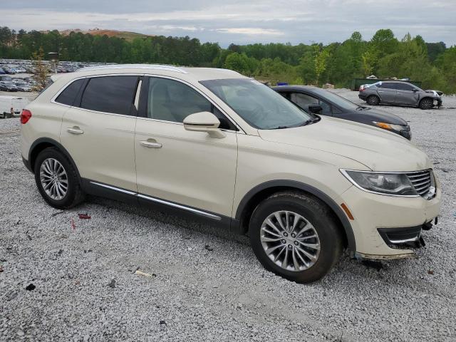 Vin: 2lmtj6kr6gbl84027, lot: 54084425, lincoln mkx select 20164