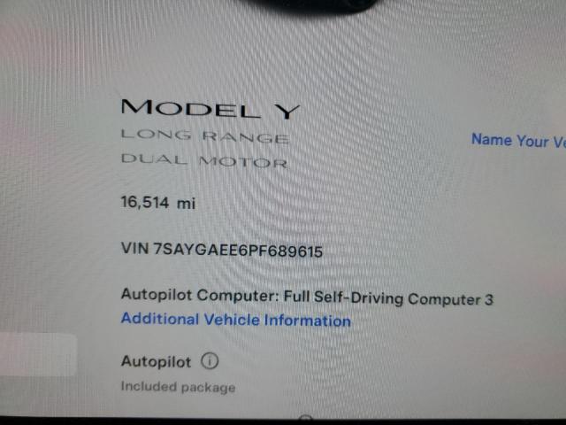 2023 TESLA MODEL Y - 7SAYGAEE6PF689615