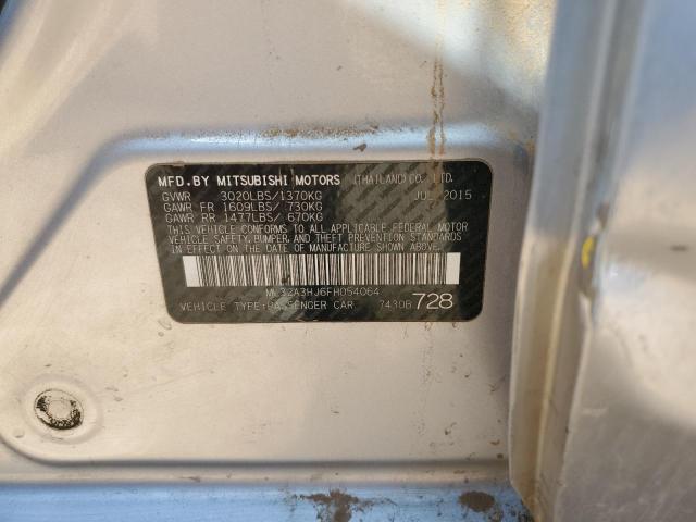 2015 MITSUBISHI MIRAGE DE ML32A3HJ6FH054064
