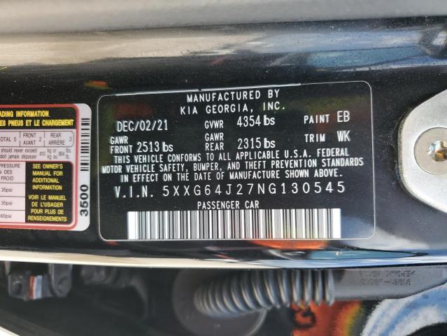 2022 KIA K5 GT LINE - 5XXG64J27NG130545