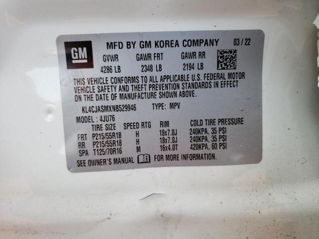 2022 BUICK ENCORE PRE - KL4CJASMXNB529946
