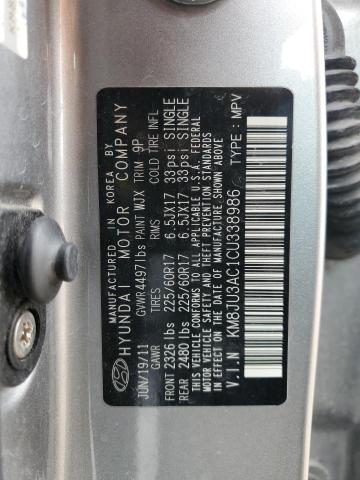 2012 HYUNDAI TUCSON GLS #3292507683