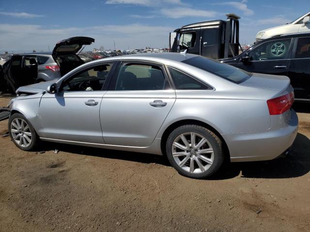AUDI A6 PREMIUM 2015 silver  gas WAUGFAFC6FN019438 photo #3