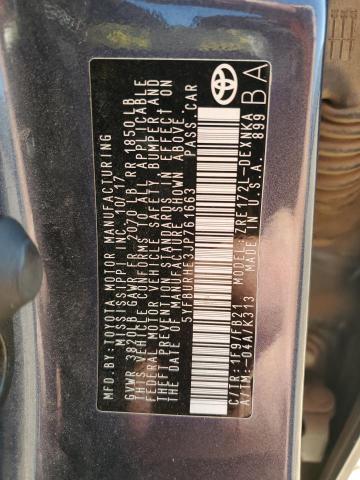 2018 TOYOTA COROLLA L 5YFBURHE3JP761663