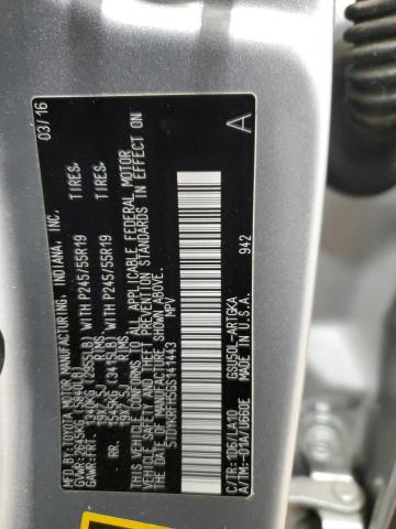 2016 TOYOTA HIGHLANDER - 5TDYKRFH5GS141443