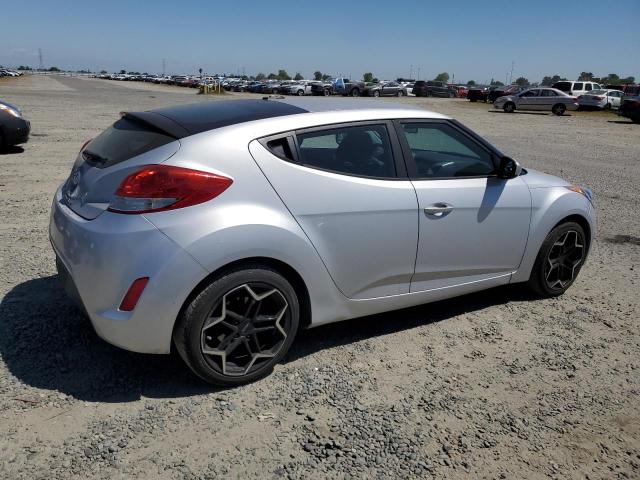 HYUNDAI VELOSTER 2017 silver coupe 3d gas KMHTC6AD1HU311574 photo #4
