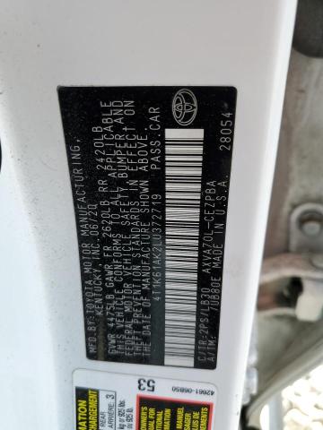 2020 TOYOTA CAMRY XSE - 4T1K61AK2LU372719