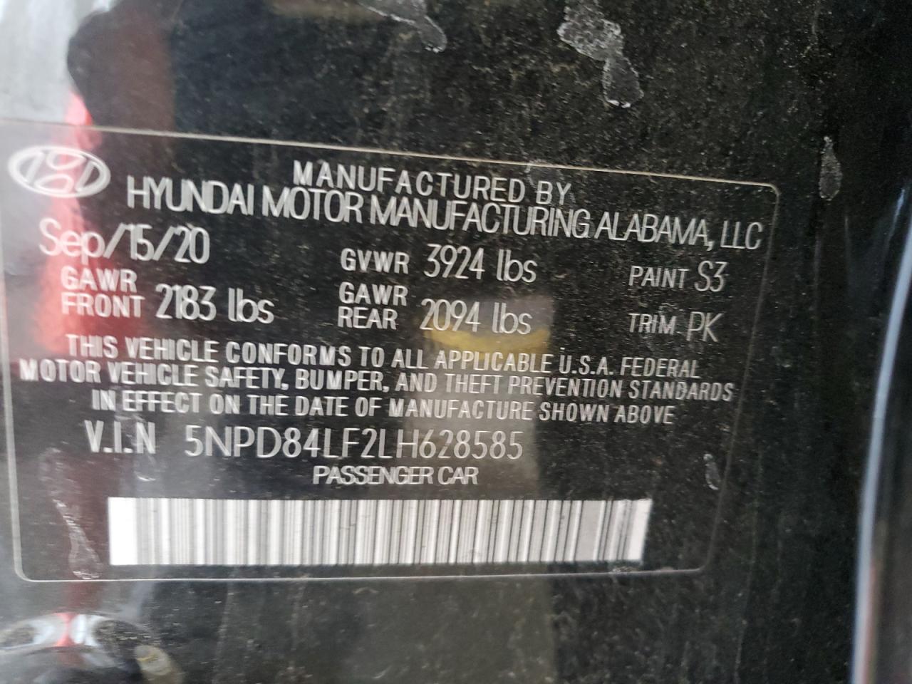 Hyundai Elantra se 2020