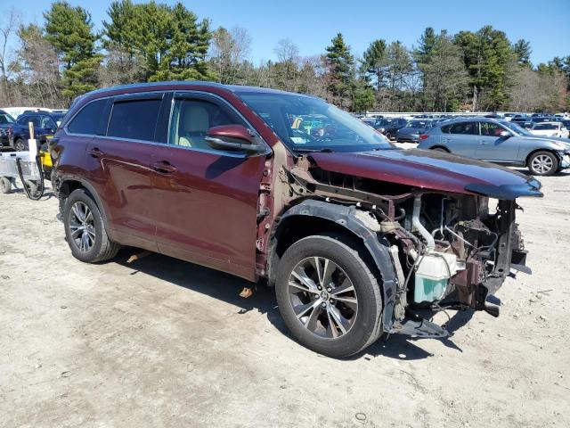 Vin: 5tdjkrfh5gs343815, lot: 52090055, toyota highlander xle 20164