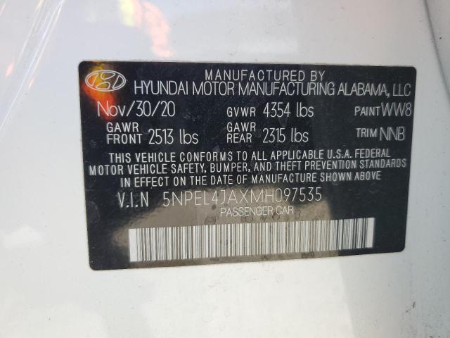 2021 HYUNDAI SONATA SEL - 5NPEL4JAXMH097535