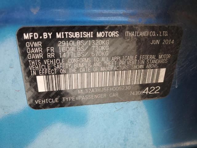 2015 MITSUBISHI MIRAGE DE ML32A3HJ5FH005230