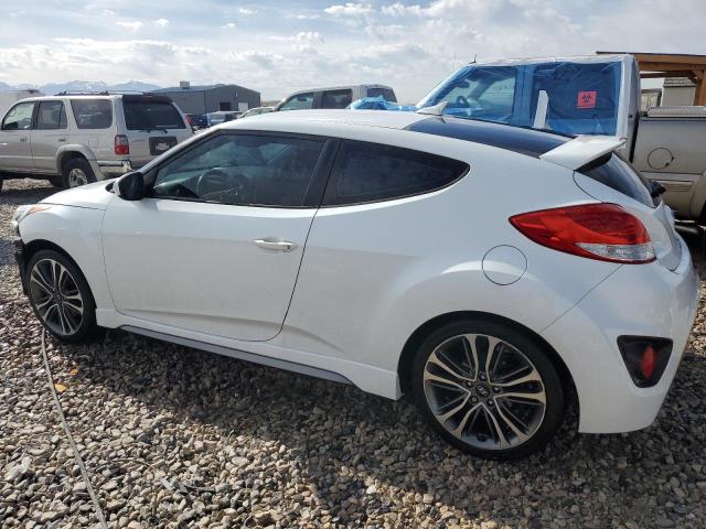 HYUNDAI VELOSTER T 2016 white  gas KMHTC6AE6GU302201 photo #3