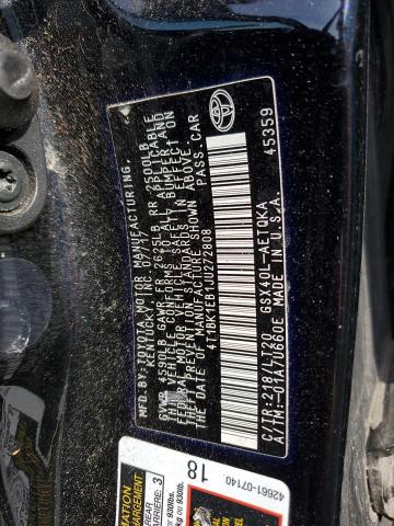 2018 TOYOTA AVALON XLE - 4T1BK1EB1JU272808