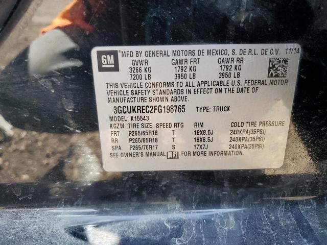 2015 CHEVROLET 1500 3GCUKREC2FG198765