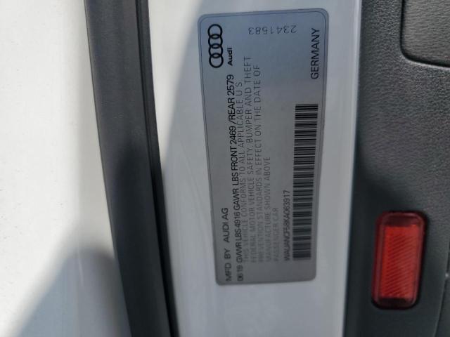 2019 AUDI A5 PREMIUM - WAUANCF58KA063917