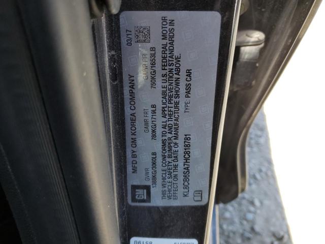 2017 CHEVROLET SPARK LS - KL8CB6SA7HC818781