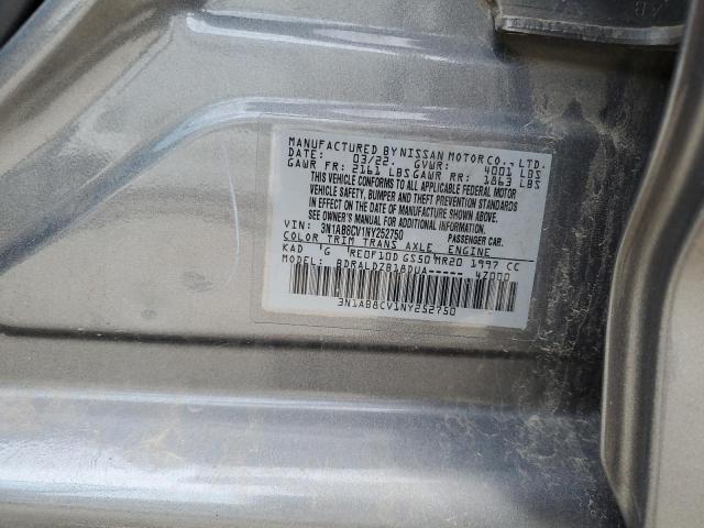 2022 NISSAN SENTRA SV - 3N1AB8CV1NY252750