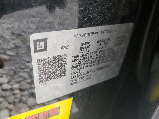 2020 CHEVROLET MALIBU LT - 1G1ZD5ST7LF099782
