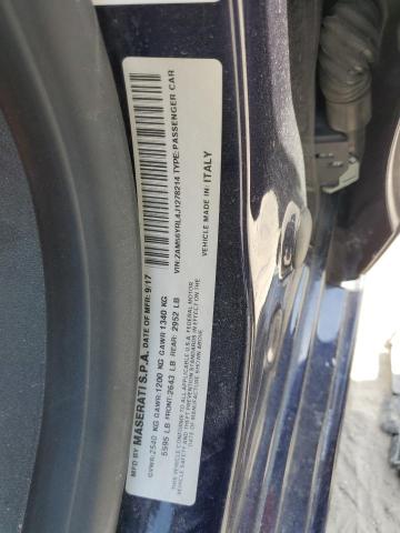 2018 MASERATI QUATTROPOR - ZAM56YRL4J1278214