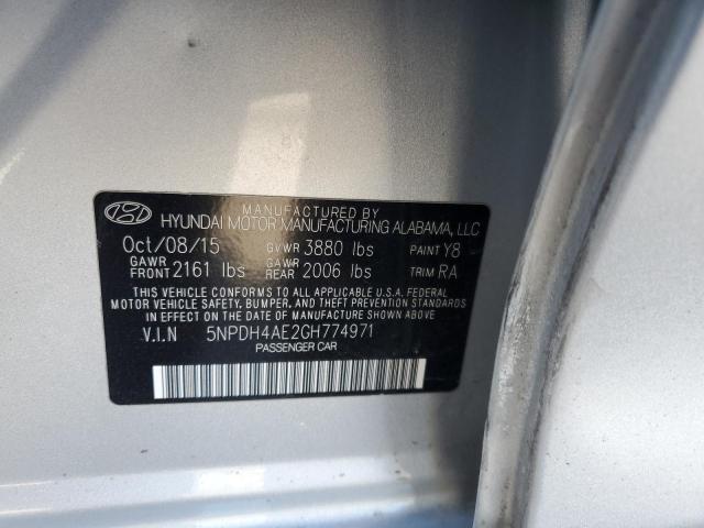 2016 HYUNDAI ELANTRA SE - 5NPDH4AE2GH774971