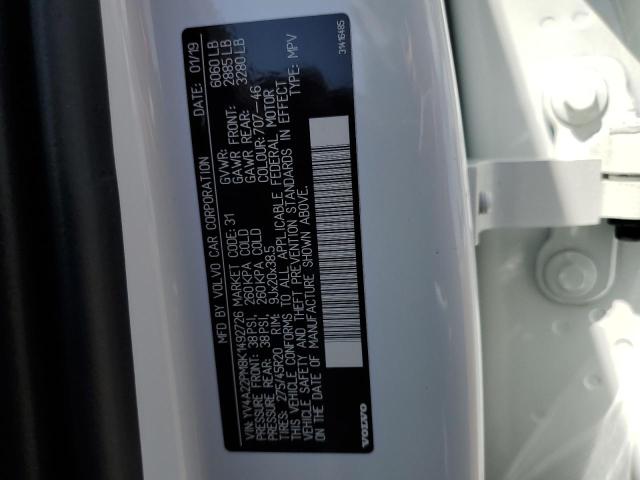 2019 VOLVO XC90 T6 R- YV4A22PM8K1492726