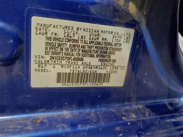 2015 NISSAN VERSA NOTE - 3N1CE2CP3FL400605