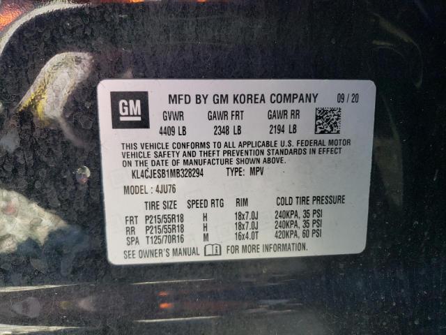 2021 BUICK ENCORE PRE - KL4CJESB1MB328294