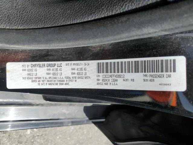 2015 CHRYSLER 200 LIMITE - 1C3CCCAB7FN599212