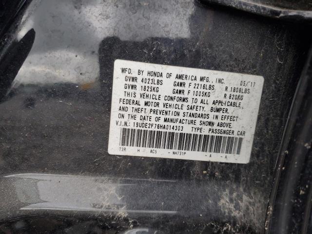 2017 ACURA ILX PREMIU 19UDE2F76HA014303